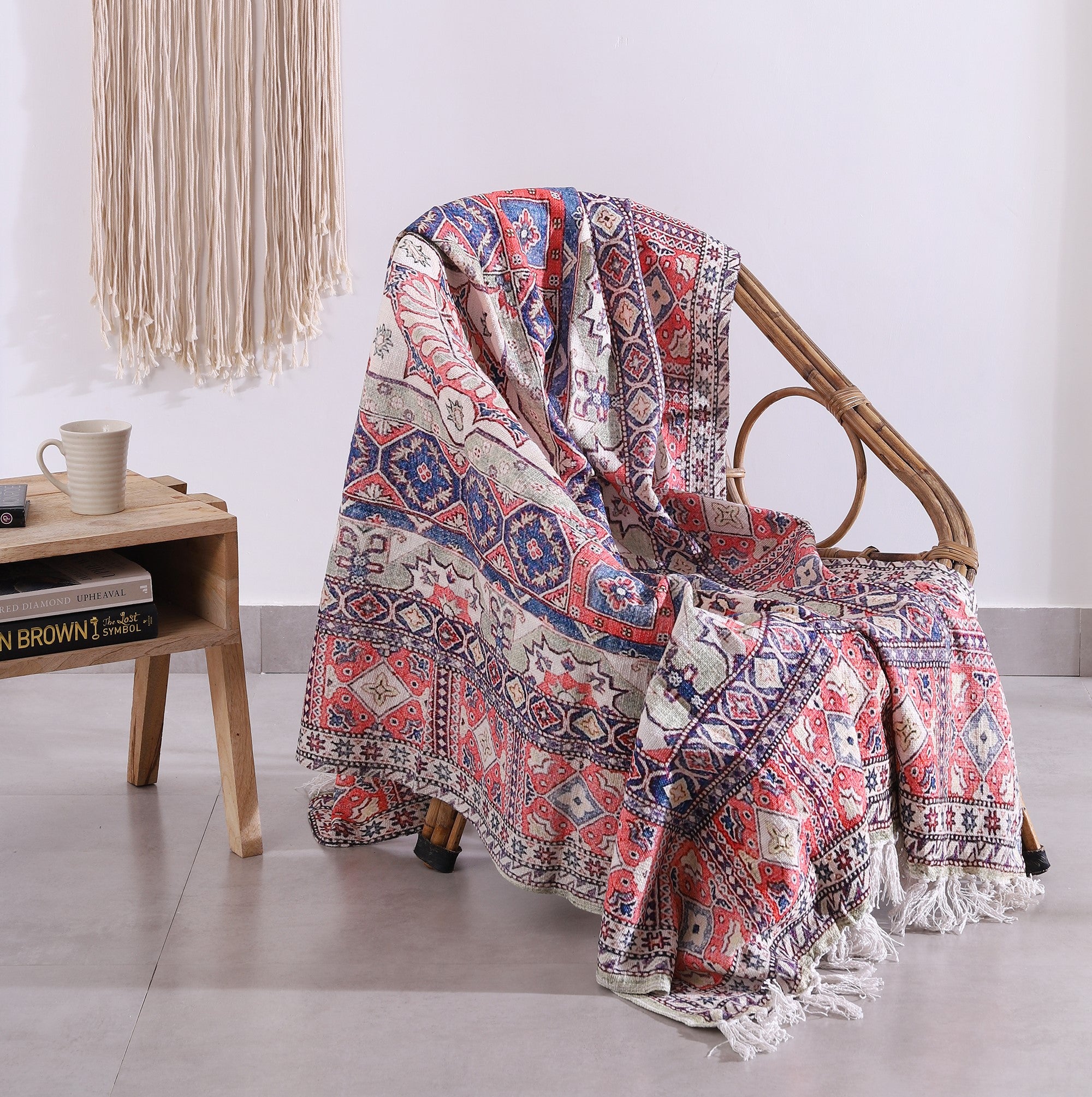 Heritage Rustic Look Designer Cotton Throw