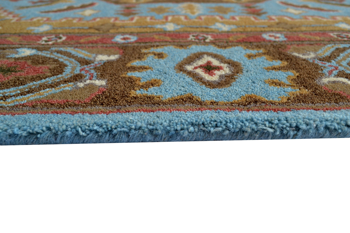 Heritage Style Heriz Handmade Wool Rug (Available in 2 Sizes)