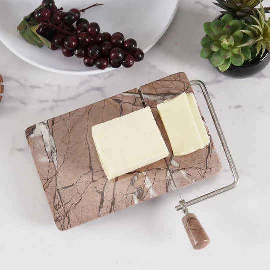 High Quality Marble Cheese Cutter - Brown