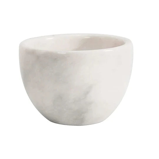 High Quality Marble Shaving Cream Bowl - White