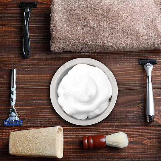 High Quality Marble Shaving Cream Bowl - White