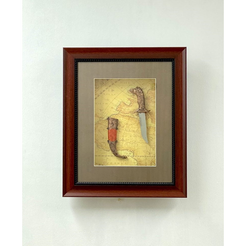 Home Decor Antique Dagger Timber Frame