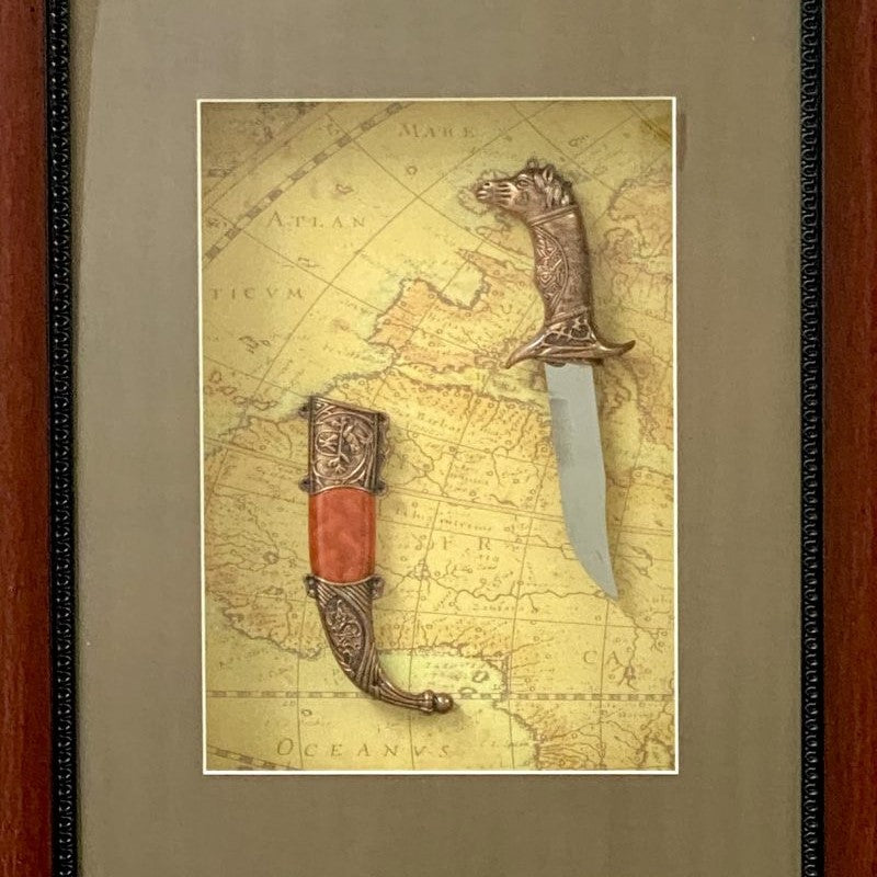 Home Decor Antique Dagger Timber Frame