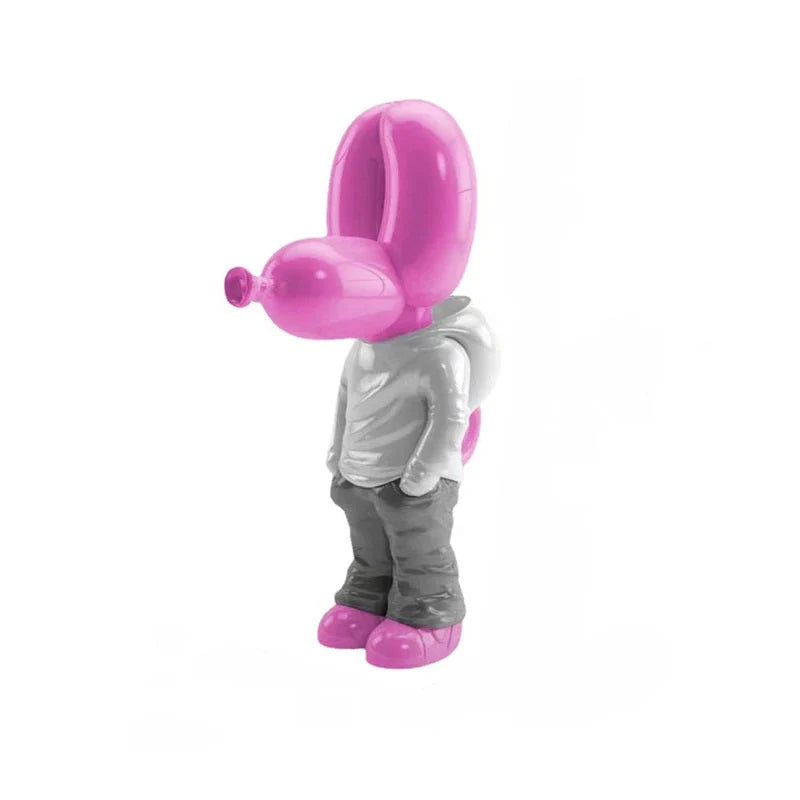 Home Figurine Balloon Dog Statue 18cms - Pink