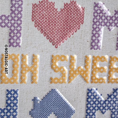 Home Sweet Home - Nostalgic-Art Hanging Sign - 10 x 20cm