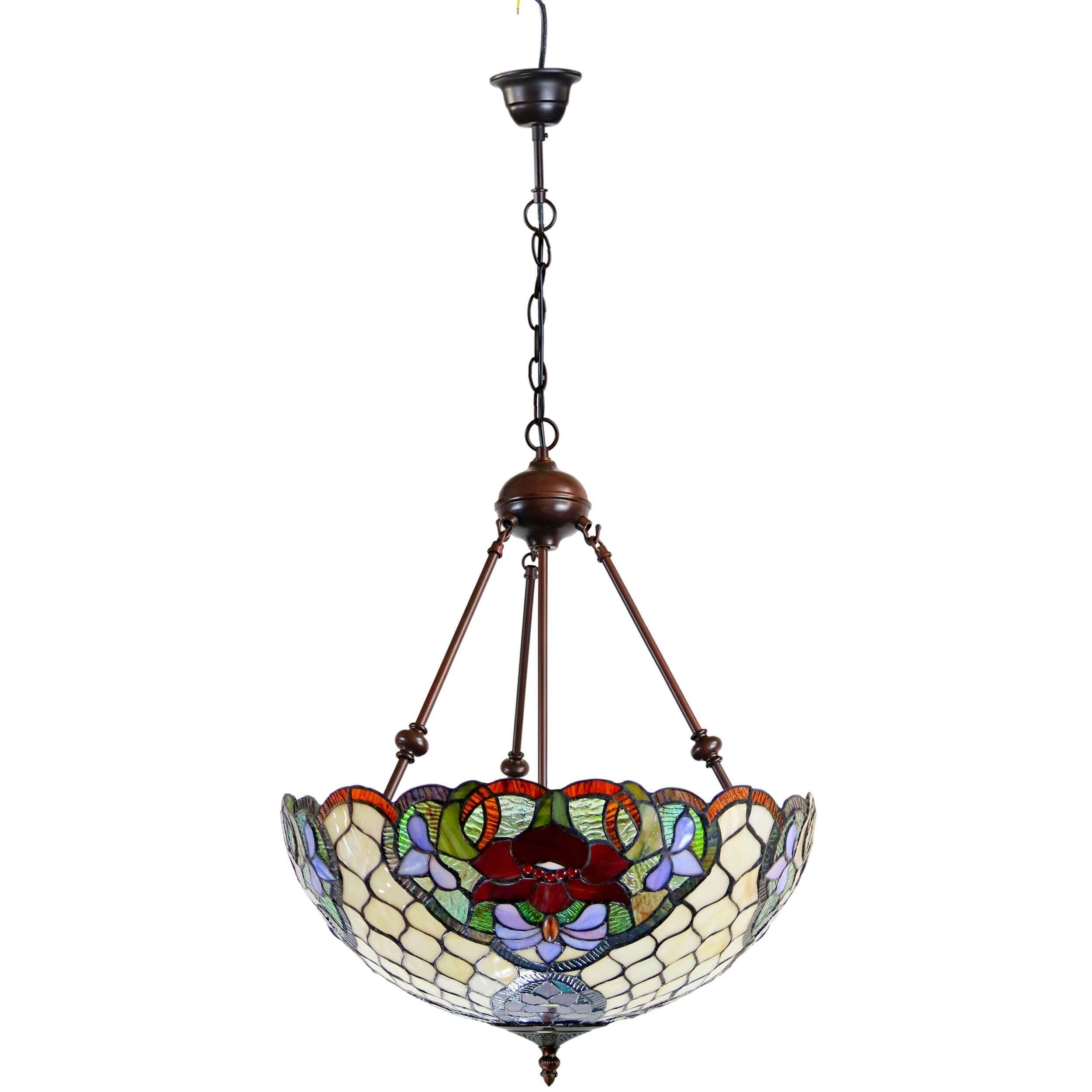 Honeycomb Tiffany Stained Glass Pendant Lamp