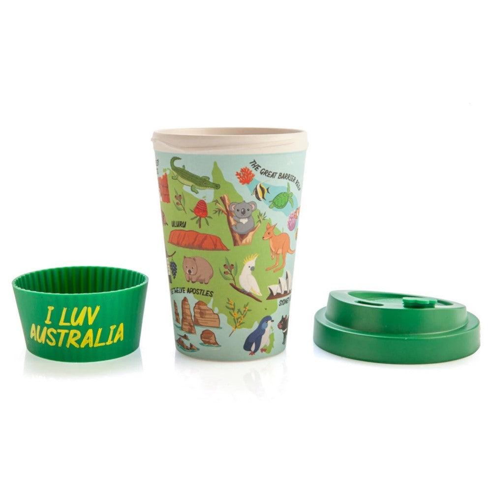 I Luv Australia Bamboo Cup