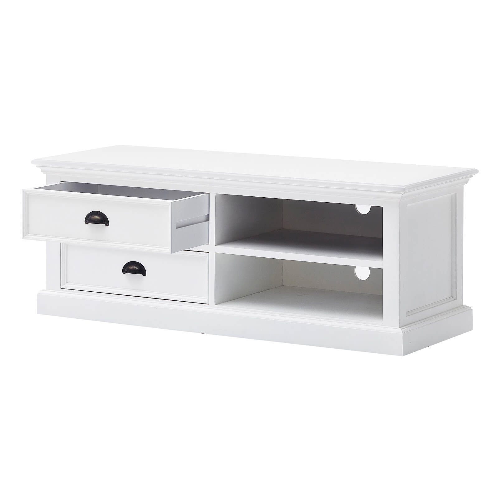 Iconic 2 Drawers 2 Shelves Entertainment Unit 120cms