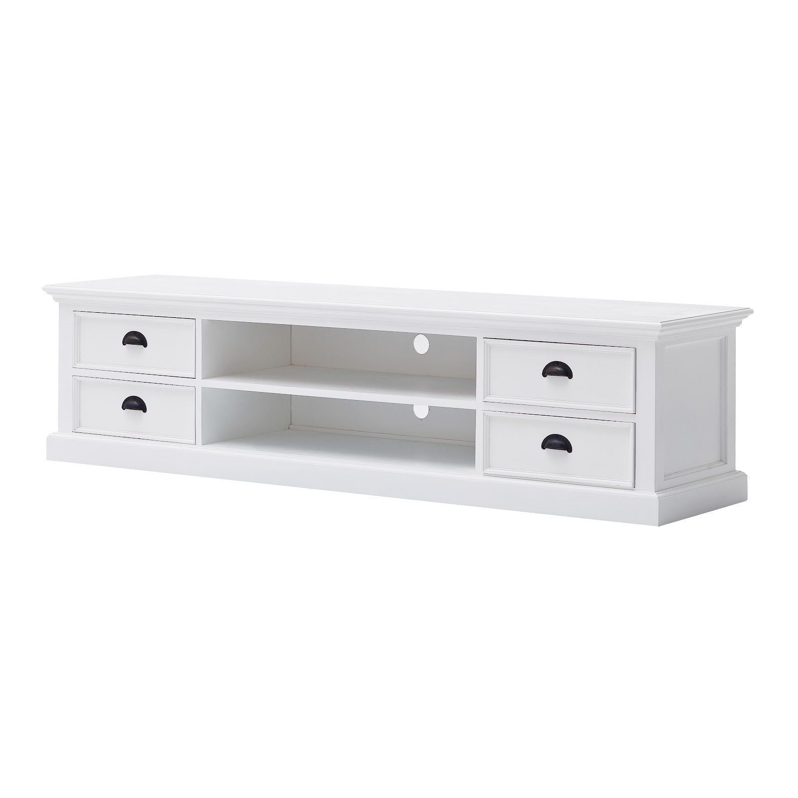 Iconic Entertainment Unit 180cms 4 Drawers White