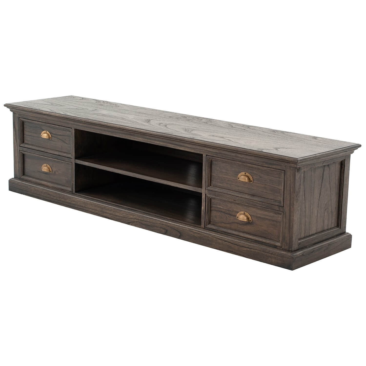 Iconic Entertainment Unit 180cms 4 Drawers Black