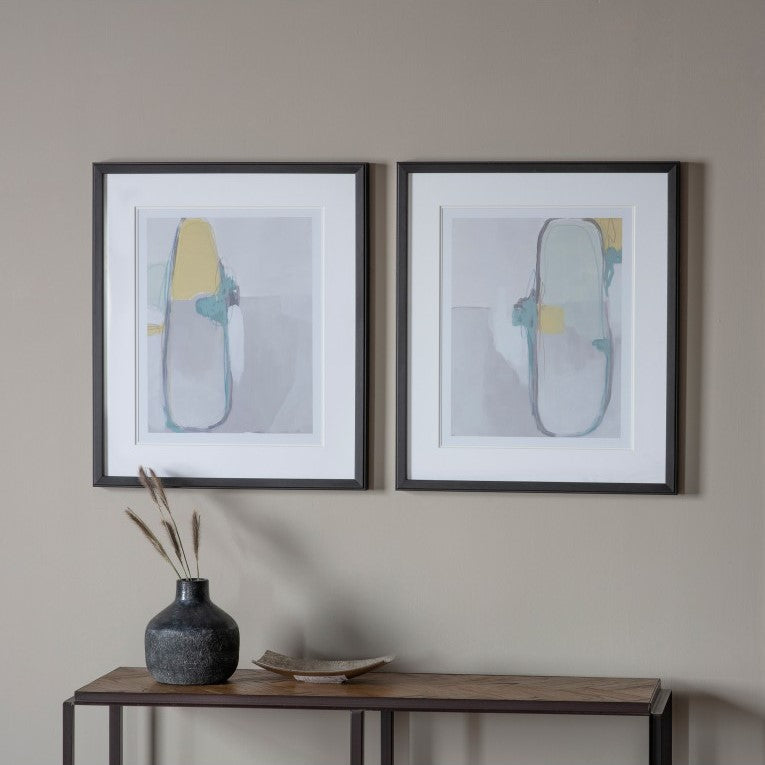 Icy Whispers Set of 2 Framed Artworks
