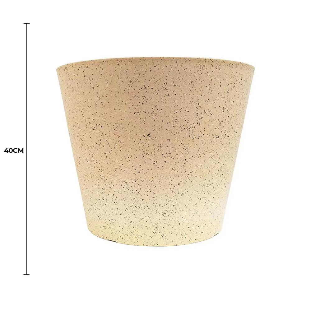 Imitation Stone Cream Pot 40cms