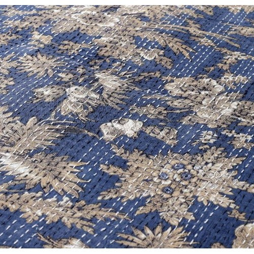 Indian Handmade Blue and Grey Design Doona King Size