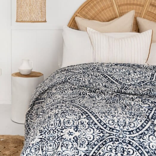 Indian Handmade Brocade Design Doona King Size