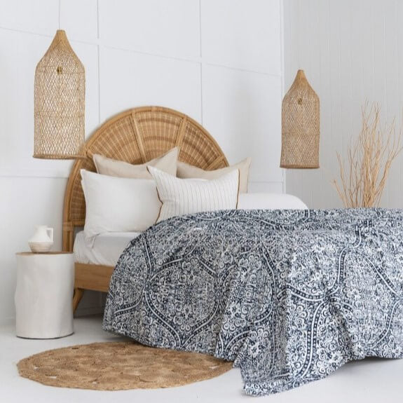 Indian Handmade Brocade Design Doona King Size