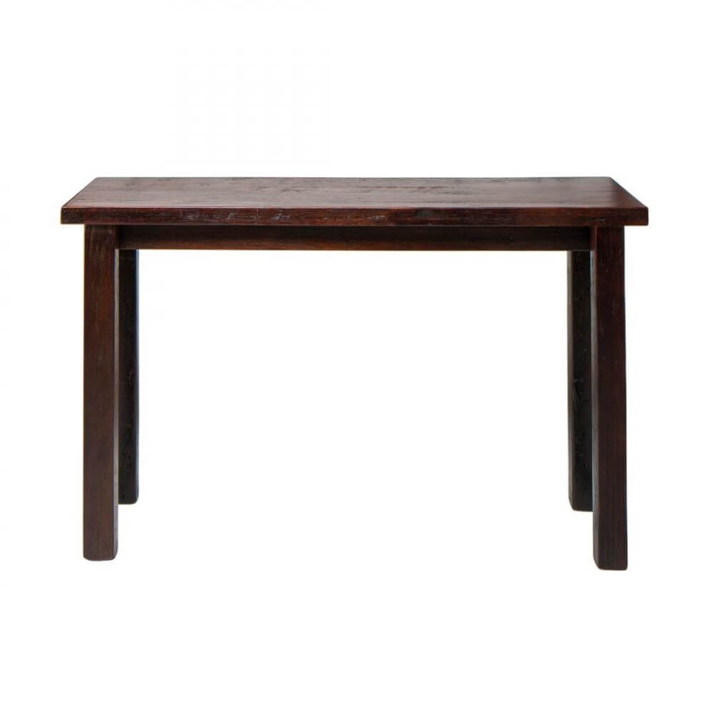 Industrial Reclaimed Wooden Console Table - Walnut