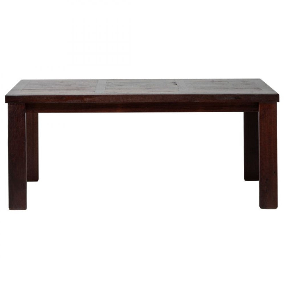 Industrial Reclaimed Wooden Dining Table 1.8M - Walnut Finish