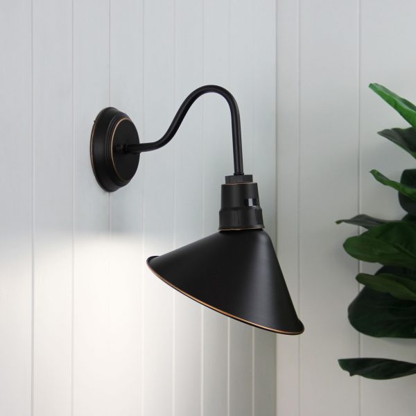 Industrial Vintage Style Wall Light - (Available in 2 Colors)