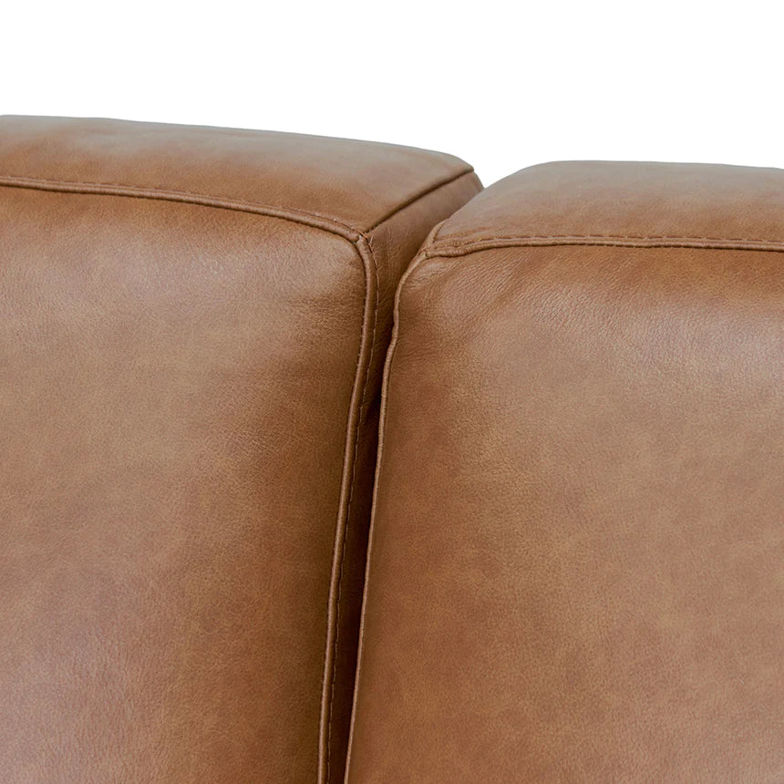 Innovative Indulgence 4-Seater Leather Sofa