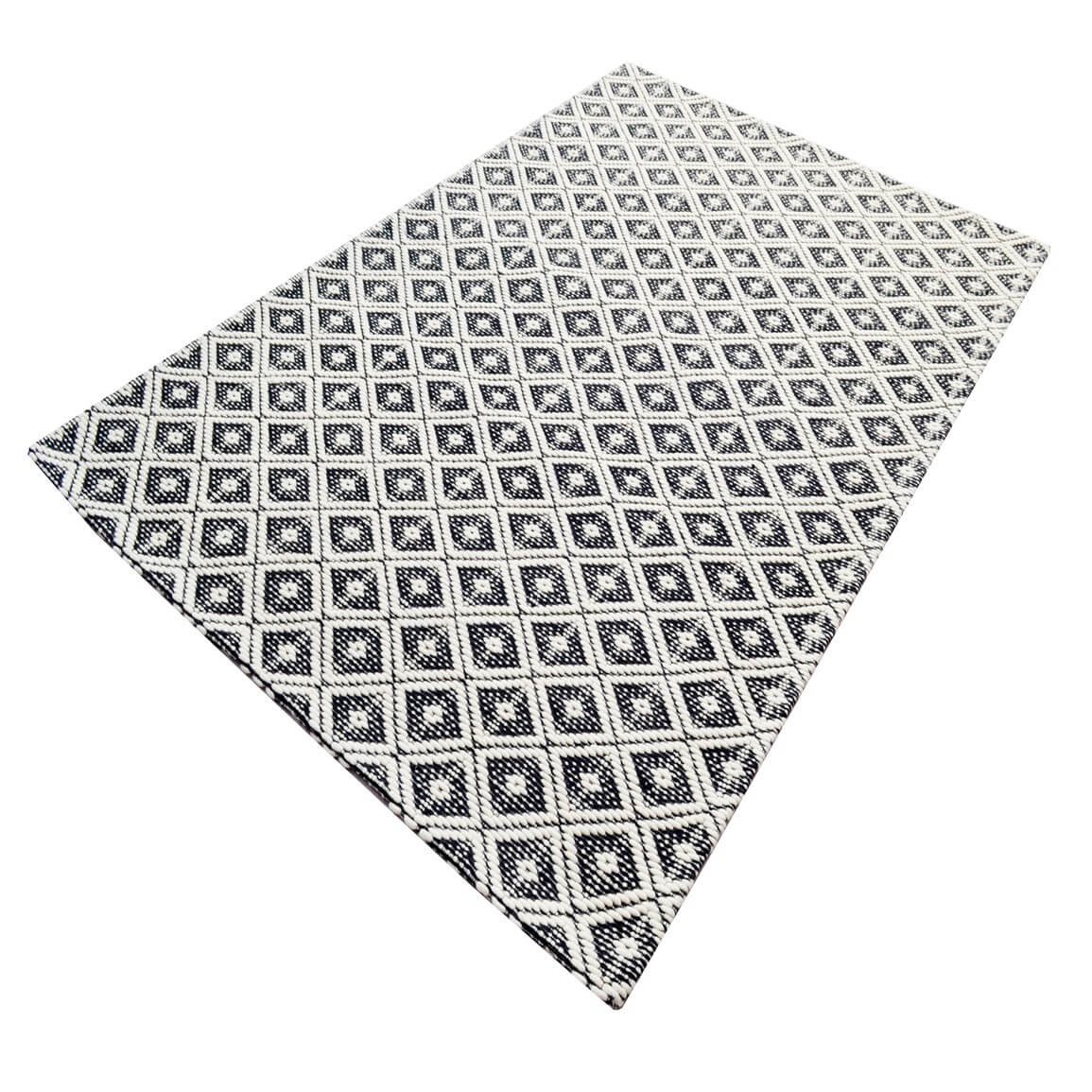 Insight Handmade Woollen Rug - Black (Available in 3 Sizes)