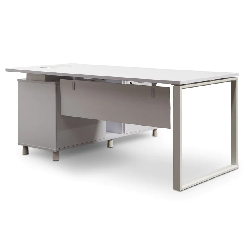 Inspire Zone Right Return Office Desk 180cms - White