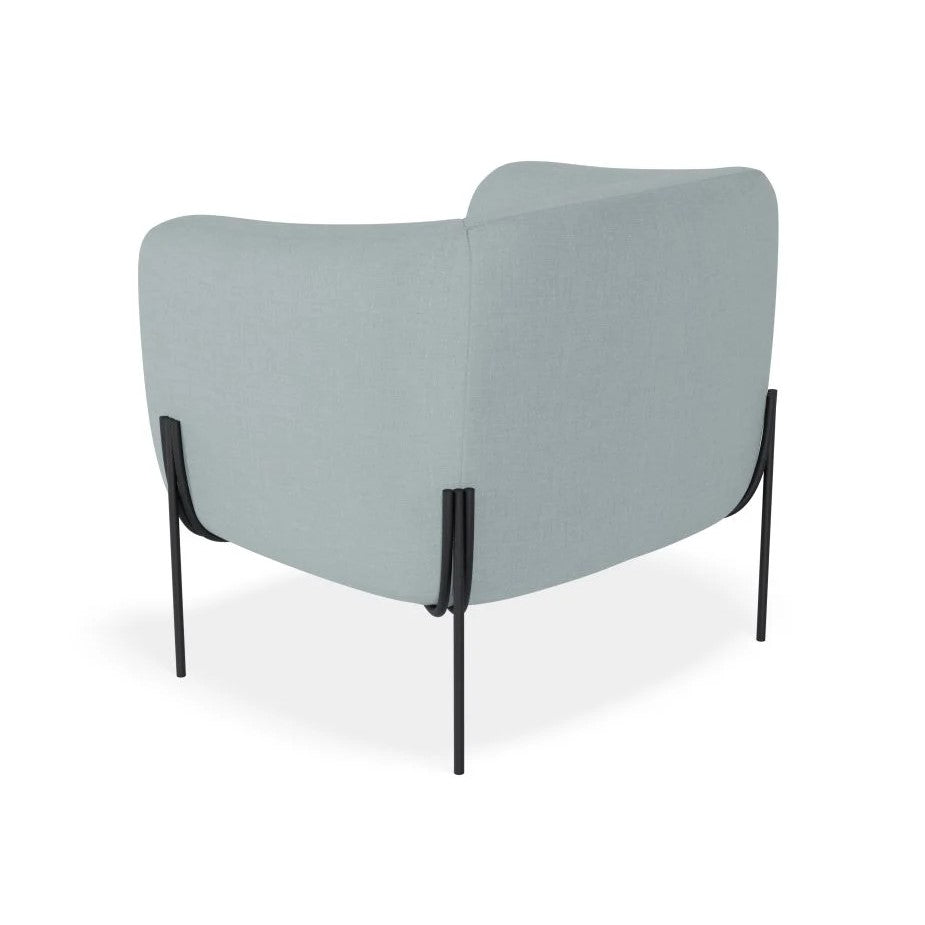 Intimate Solo Blue Single Seater Sofa (Available in 3 Frame Colors)