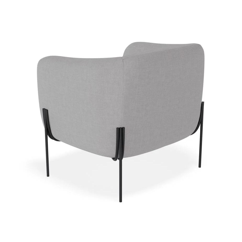 Intimate Solo Grey Single Seater Sofa (Available in 3 Frame Colors)