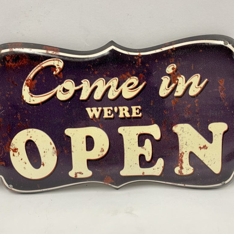 Iron Die Plate Beauty & Car Wall Decoration - Open