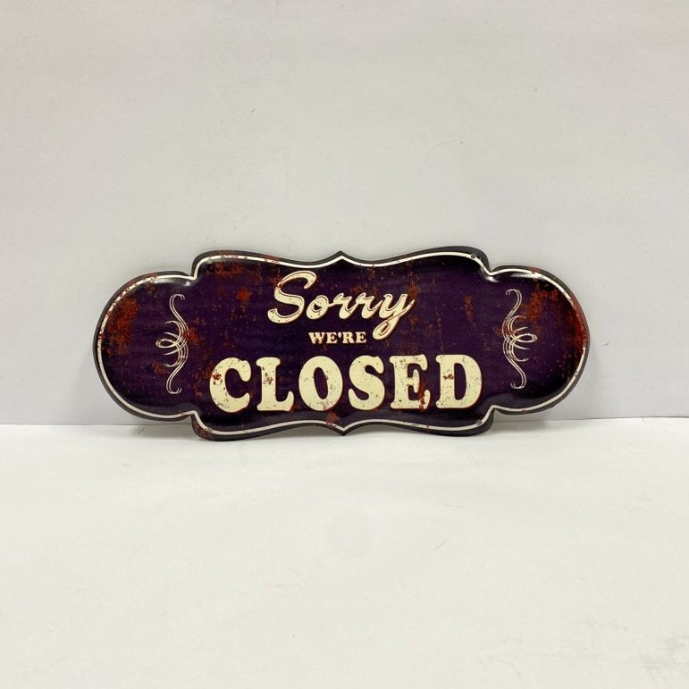 Iron Die Plate Beauty & Car Wall Decoration - Sorry