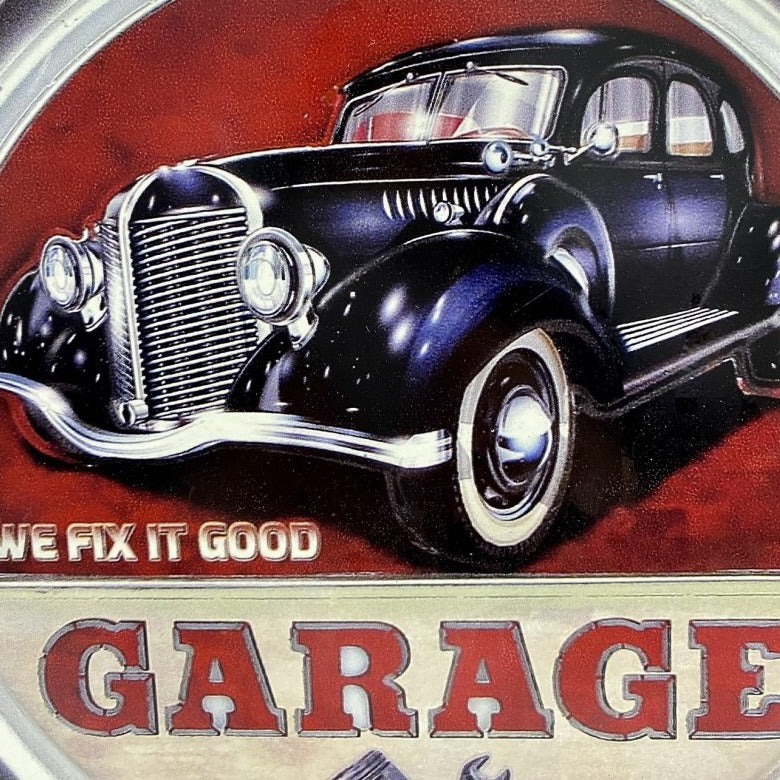 Iron Die Plate Wheel Wall Decoration - Car