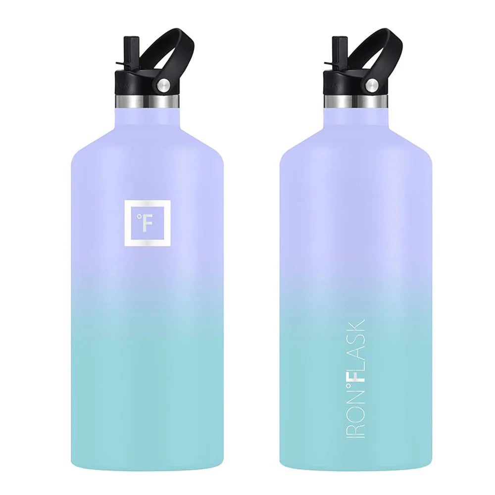 Iron Flask Bottle with Spout Lid 1900ml - Cotton Candy