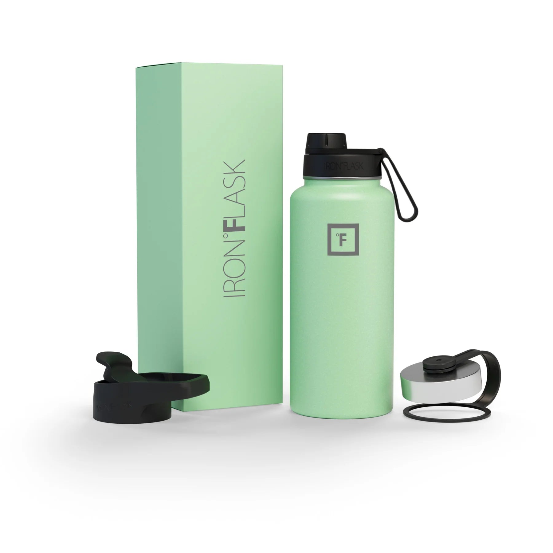 Iron Flask Wide Mouth Bottle 950ml - Green