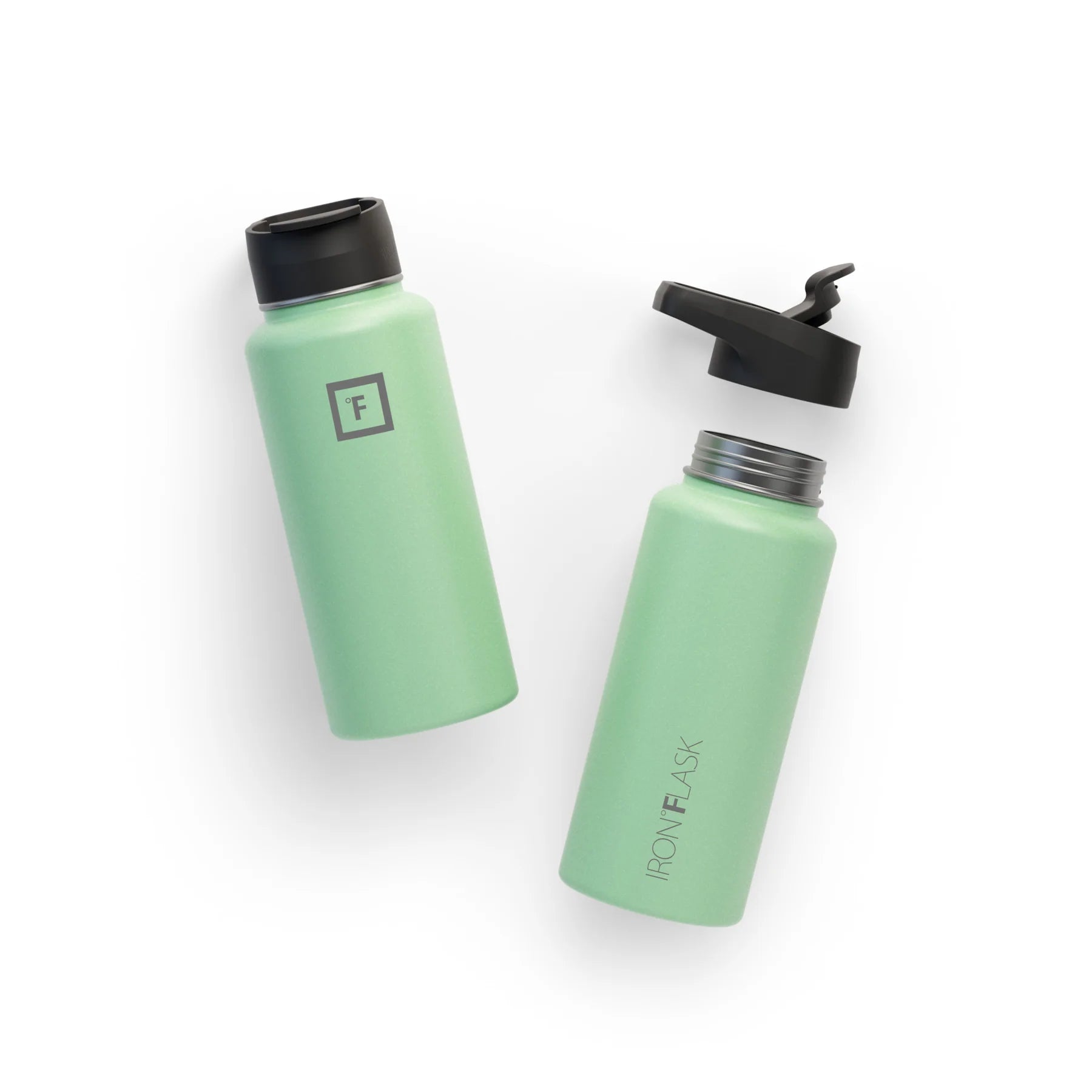 Iron Flask Wide Mouth Bottle 950ml - Green