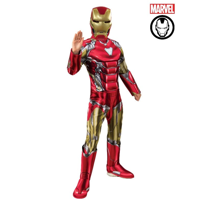Iron Man Deluxe Boy's Costumes (Available in 2 Sizes)