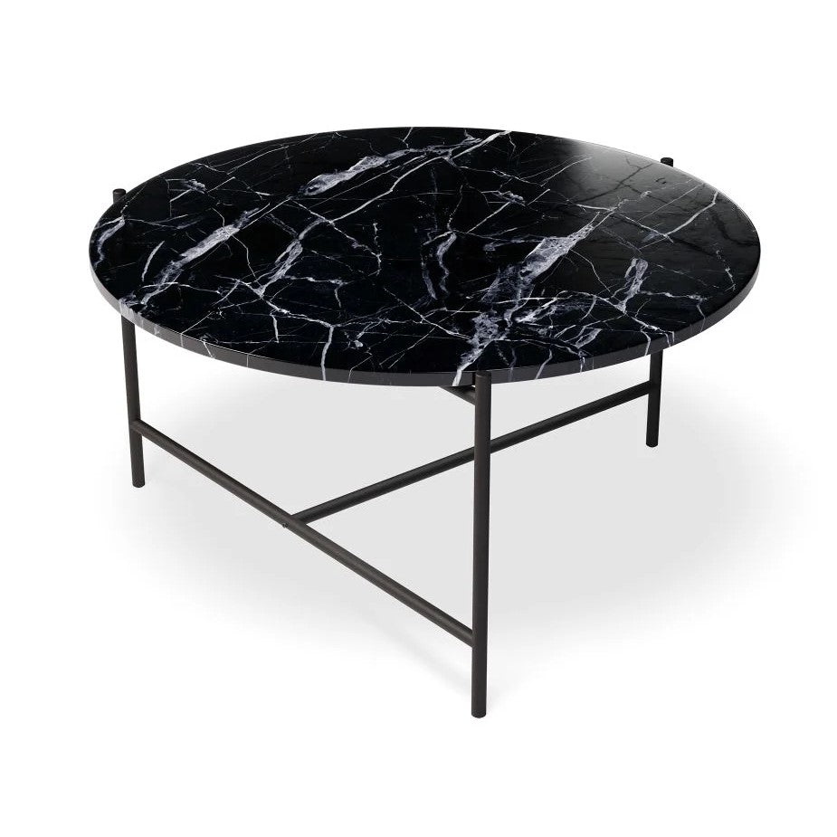 Italian Designer Marble Top Coffee Table 78cms (Available in 3 Colors)