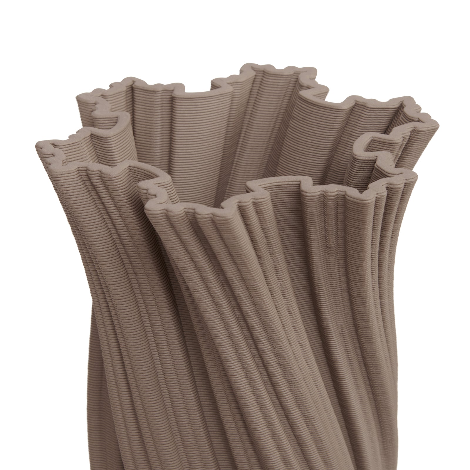 Ivy Dusty Rose Ceramic Vase - 24cms
