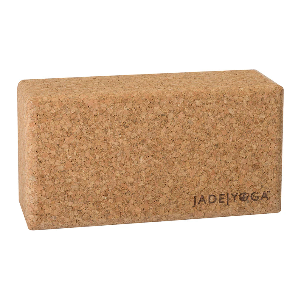 Jade Yoga Cork Yoga Block (Available in 2 Sizes)