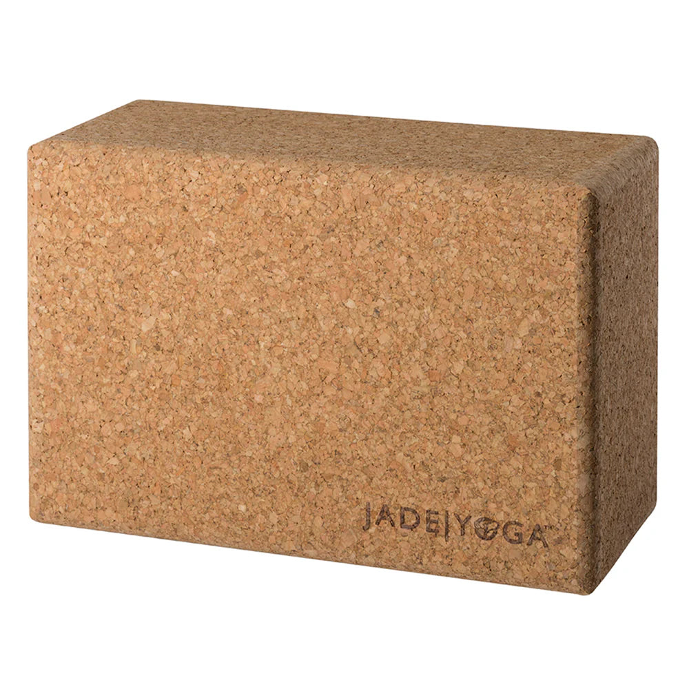 Jade Yoga Cork Yoga Block (Available in 2 Sizes)