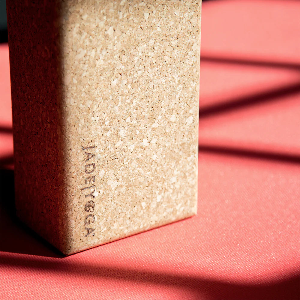 Jade Yoga Cork Yoga Block (Available in 2 Sizes)