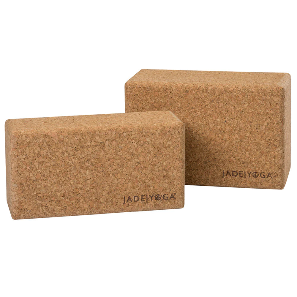 Jade Yoga Cork Yoga Block (Available in 2 Sizes)