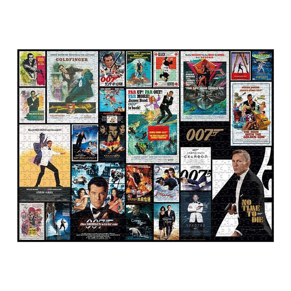 James Bond - All Movies Poster 1000 piece Jigsaw Puzzle