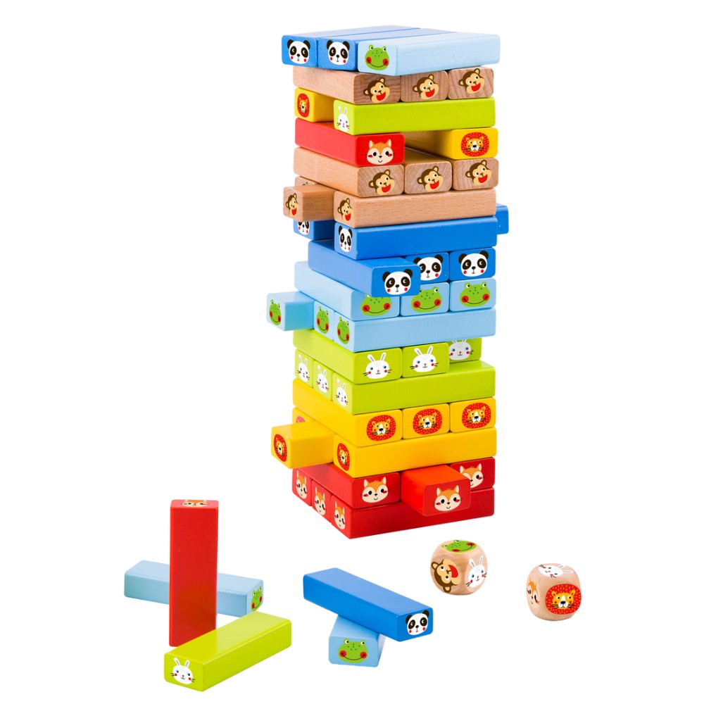 Jenga Animals Stacking & Board Game