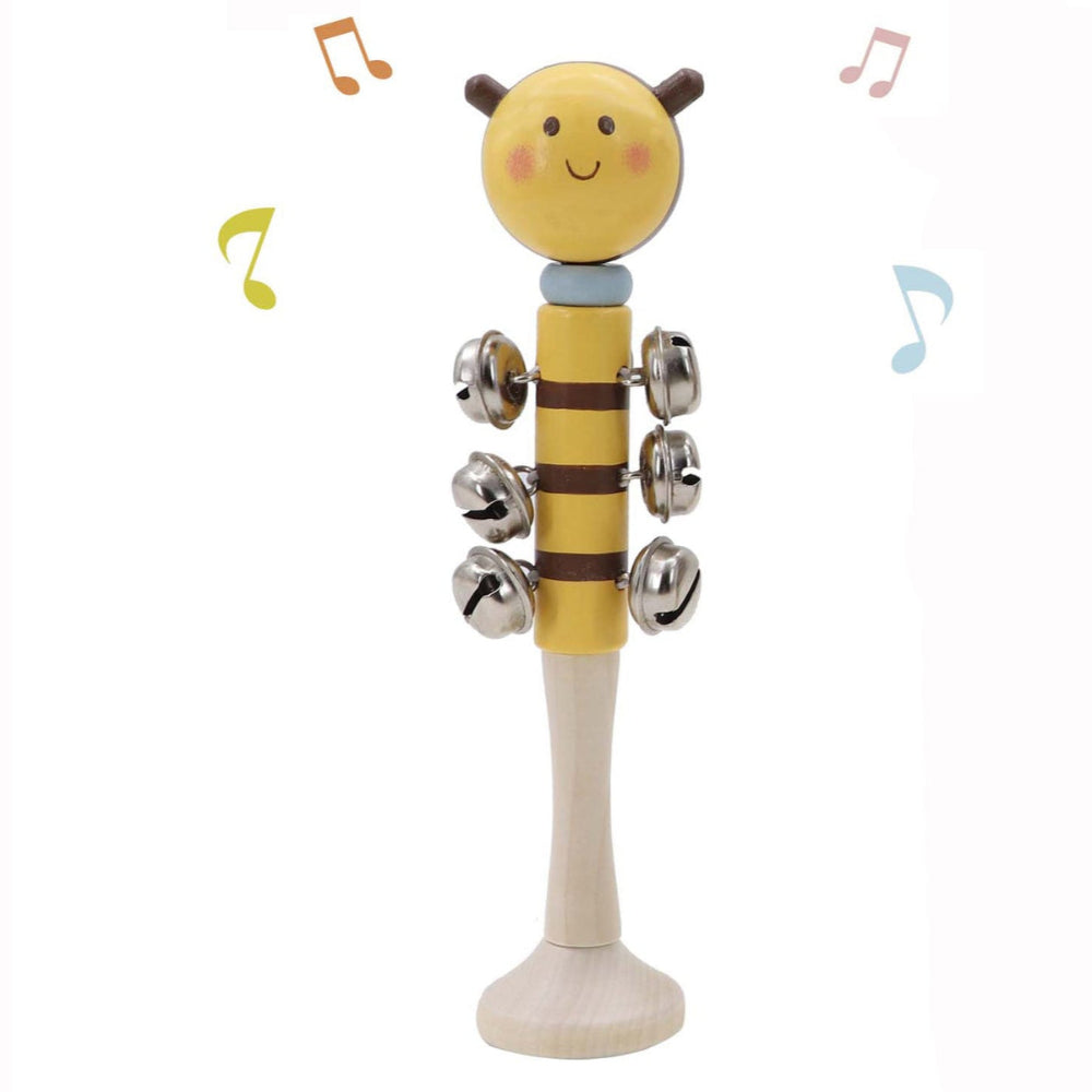 Jingle & Buzz - Wooden Bee Musical Bell Stick