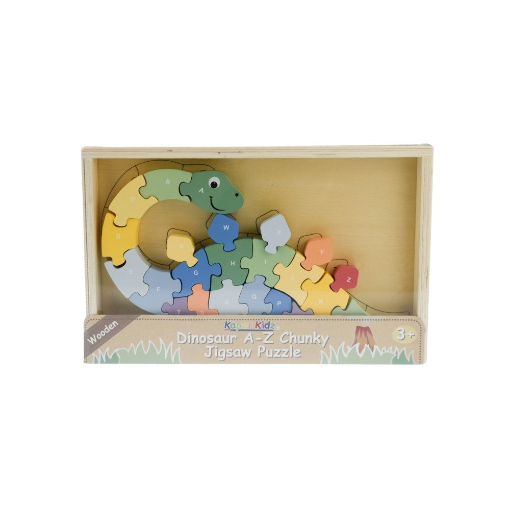 Jurassic Dino ABC Jigsaw - Chunky Wooden Puzzle