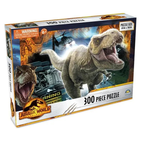 Jurassic World Dominion - 300 Pieces Assorted Puzzle