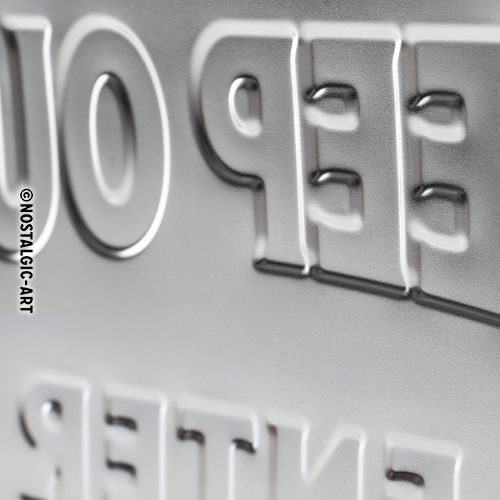 Keep Out or Enter - Small Sign Board 15 x 20cm