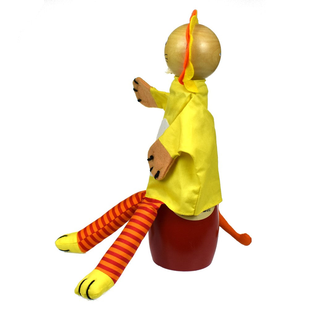 Kids 33cms Hand Puppet - Cowardly Lion