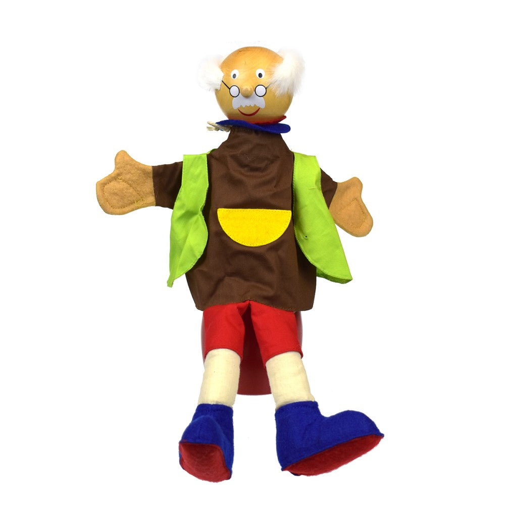 Kids 33cms Hand Puppet - Geppetto