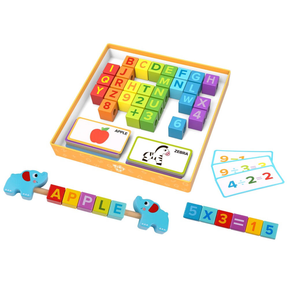 Kids Alphabets & Numbers Block Learning Puzzle Game