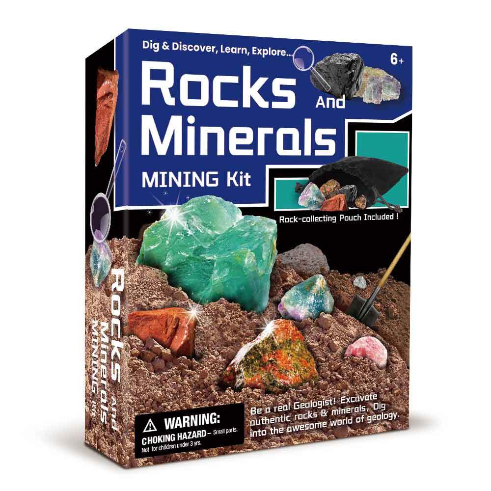 Kids DIY Rocks & Minerals Mining Kit
